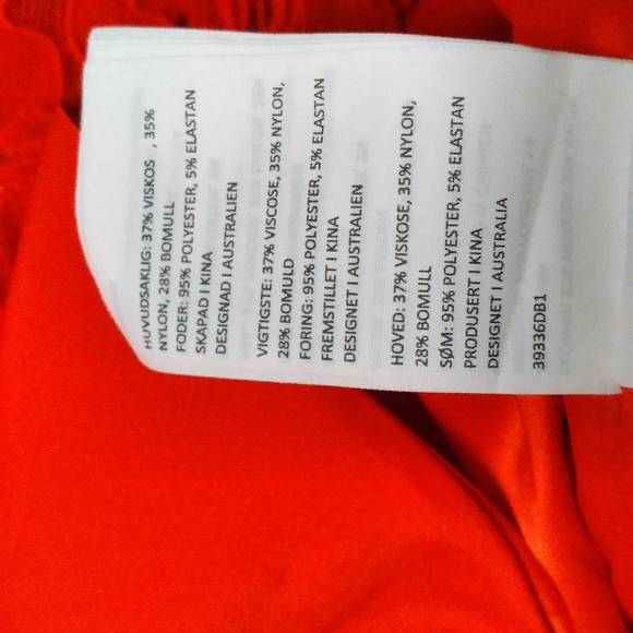 BARDOT Red Lace Off-the-shoulder Dress - Picture 3 of 10